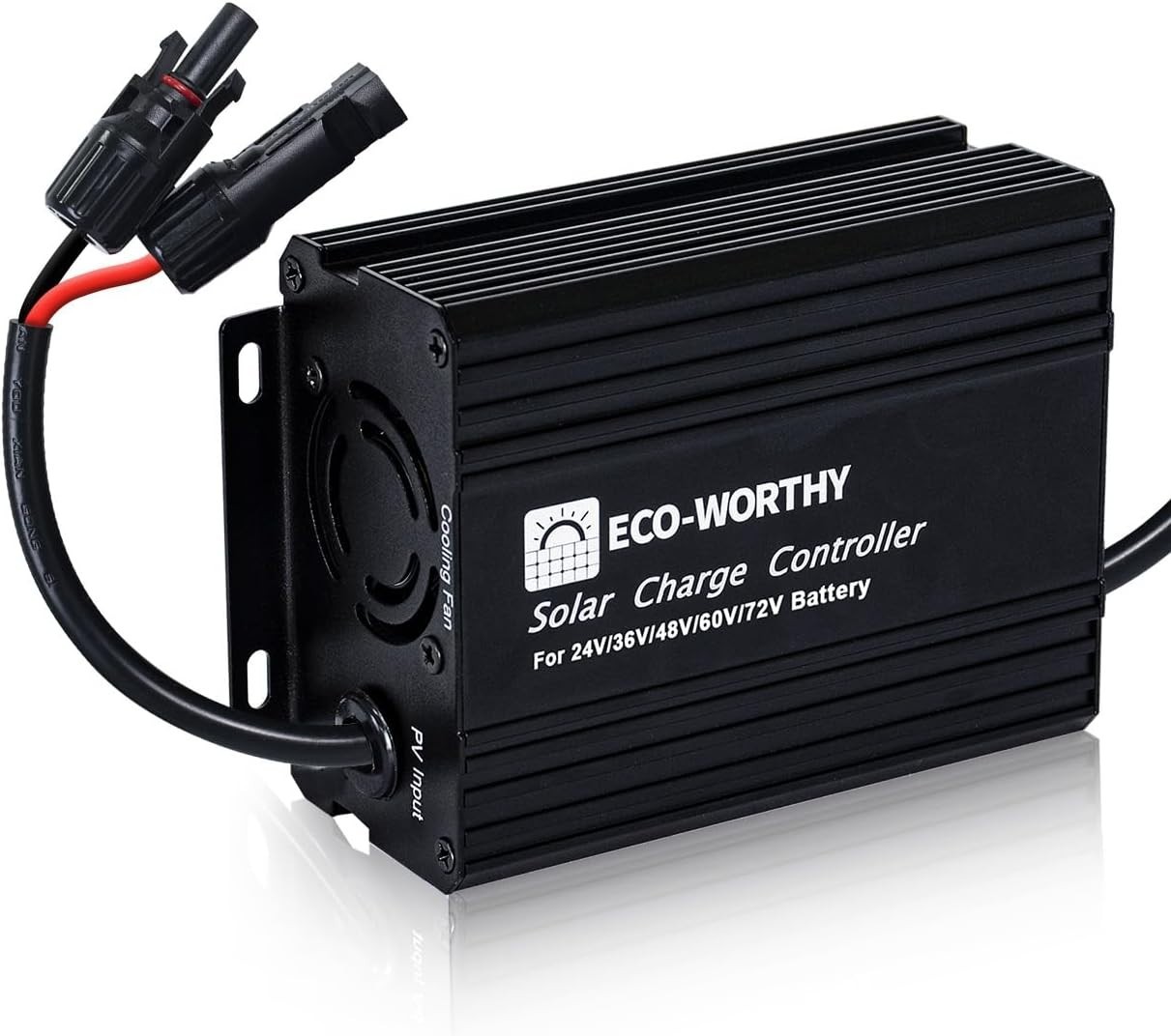 ECO-WORTHY 12A Boost MPPT Solar Charge Controller Solar Panel Regul... Fast Ship