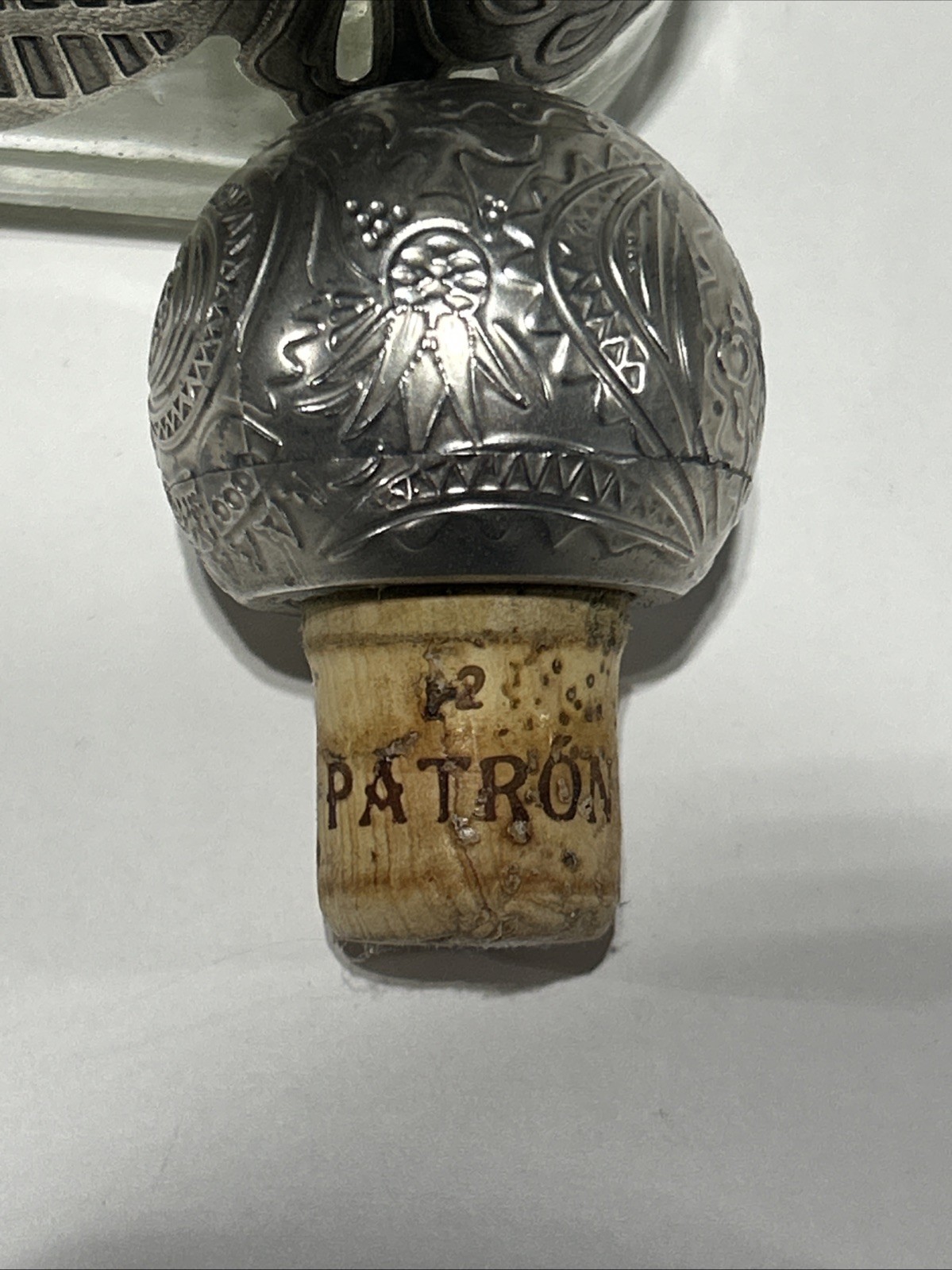 Patron Silver 1492 Tequila Limited Edition 2015 Liter bottle + cork EMPTY!
