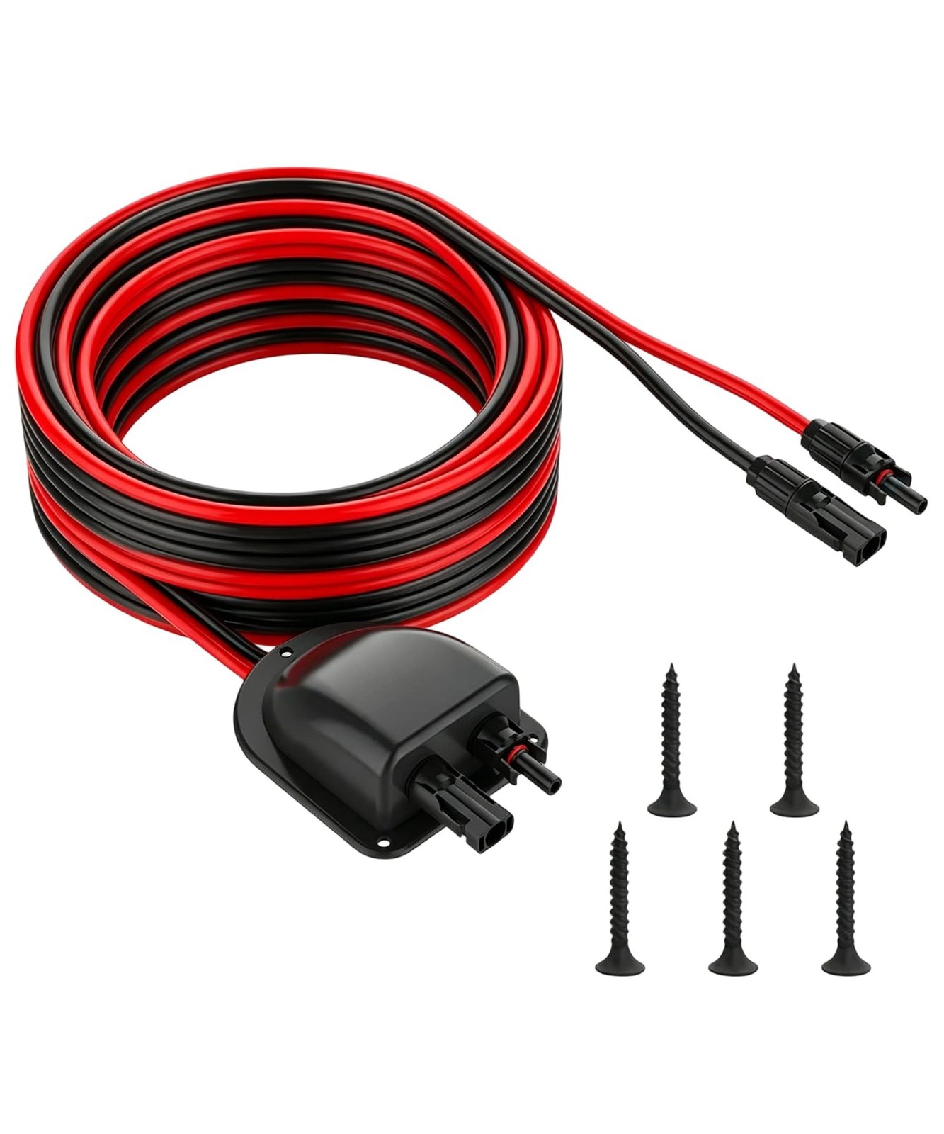 10Ft Solar Cable Entry Gland with 10AWG Solar Extension Cable,MC4 Connectors ...