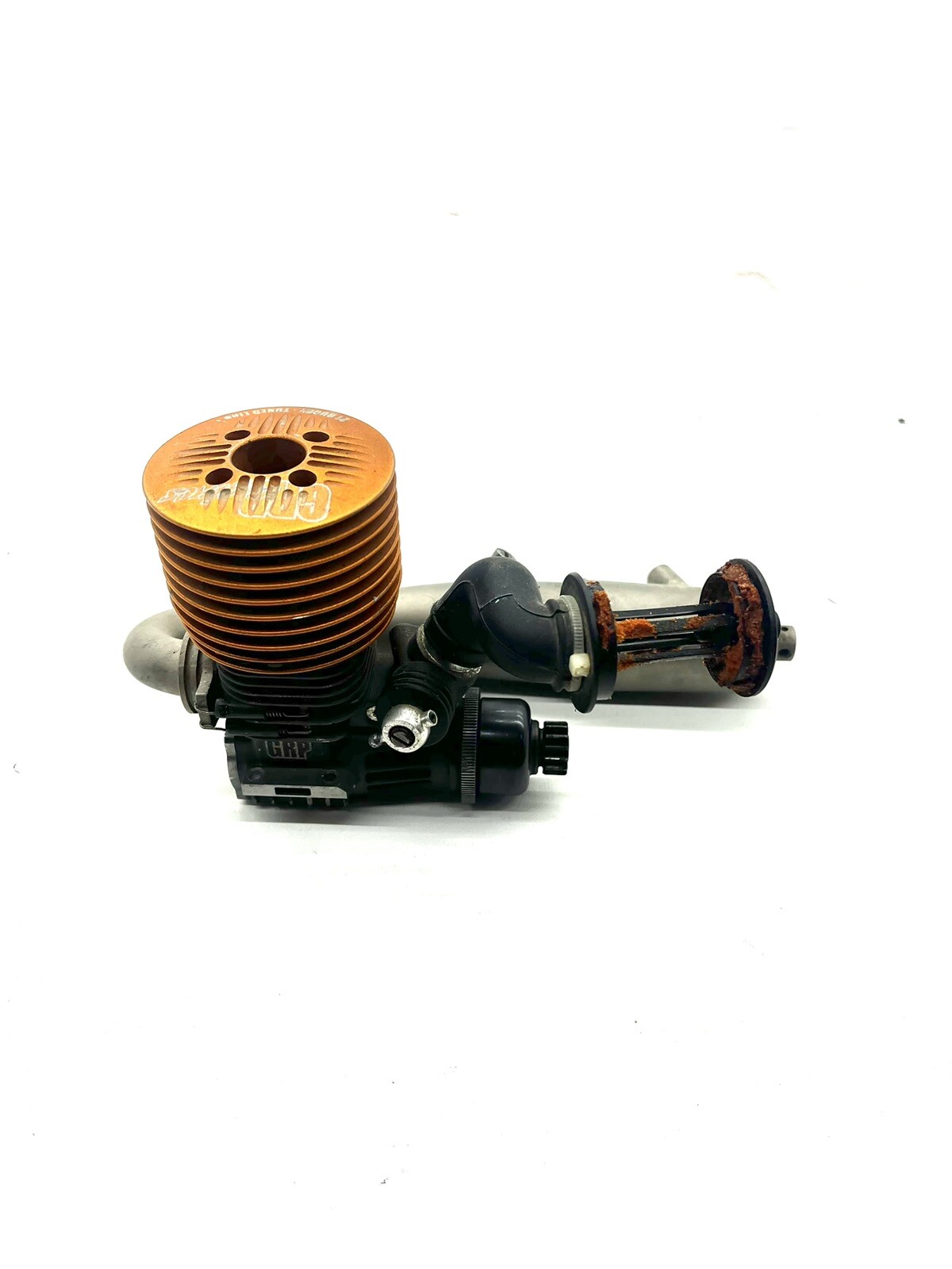 GRP .21 Nitro Engine 1/8 With Tuned Pipe & Carb