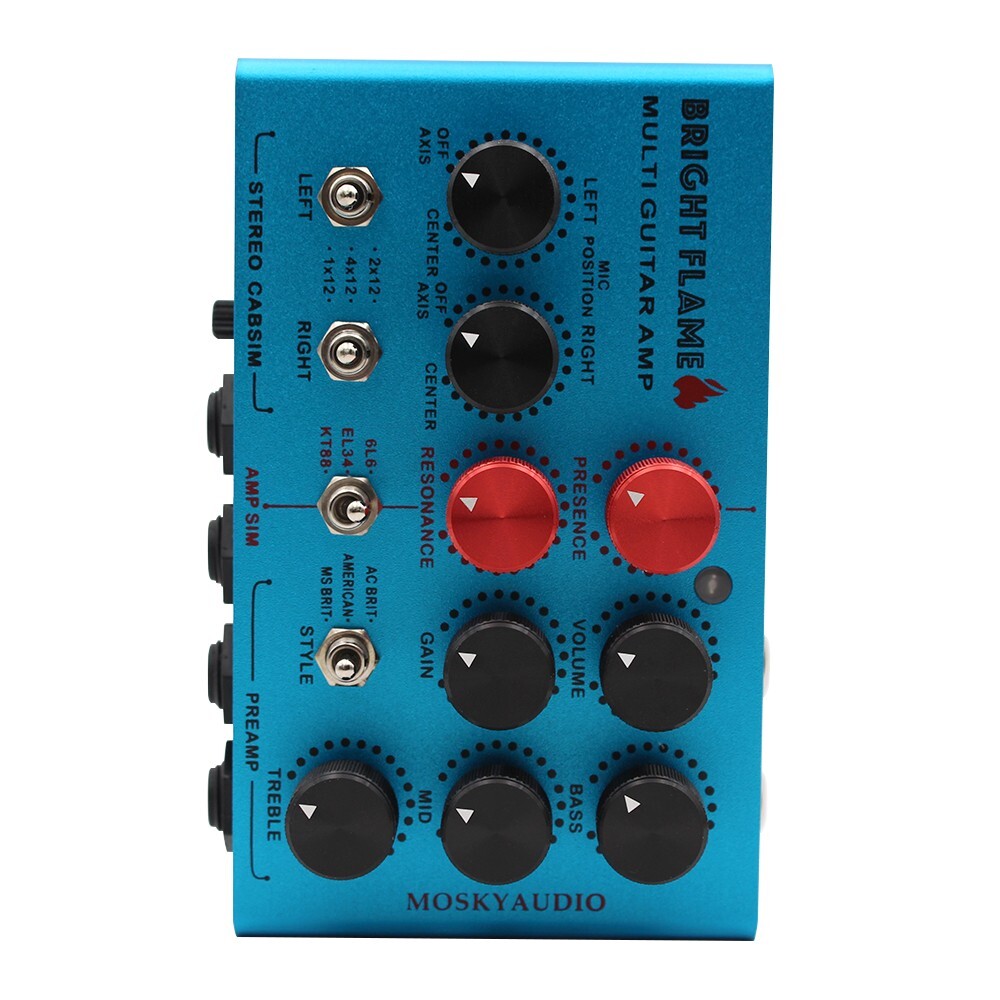 Pre-amp Simulator Power Amp Simplifier Mosky Bright Flame DI Box Effect Pedal