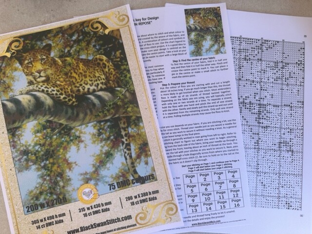 Day-Dreamer kitten 79 - Chart Counted Cross Stitch Pattern Needlework