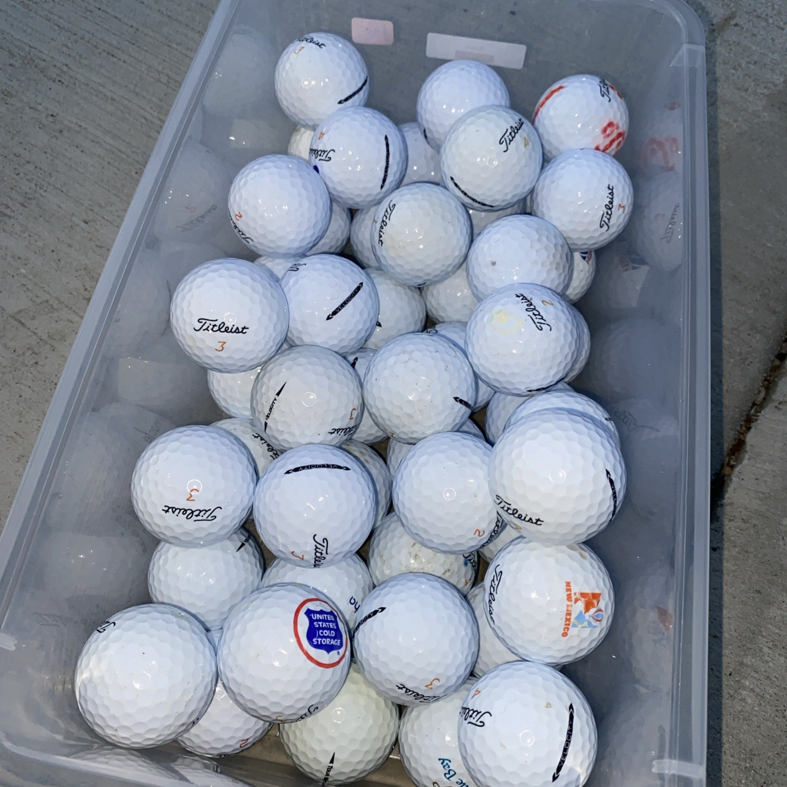 50 Titleist Velocity Golf Balls