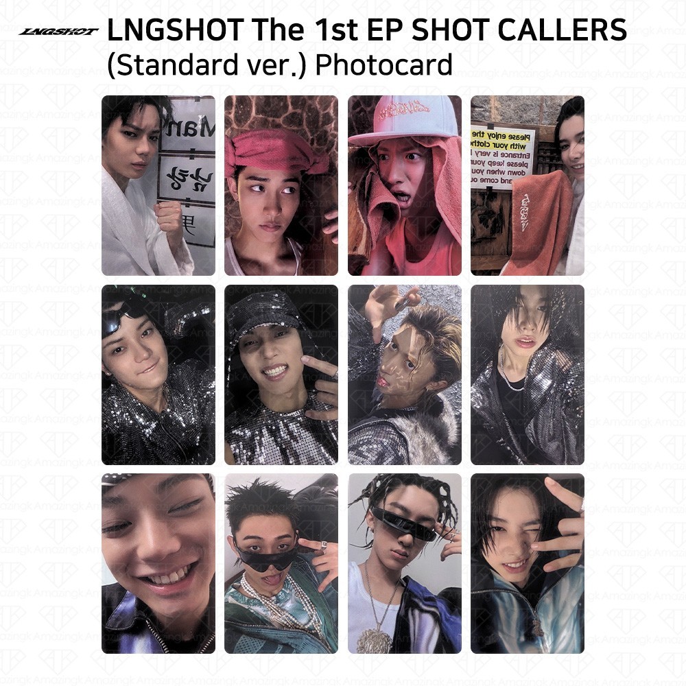 LNGSHOT The 1st EP Shot Callers Standard ver. Photocard KPOP K-POP