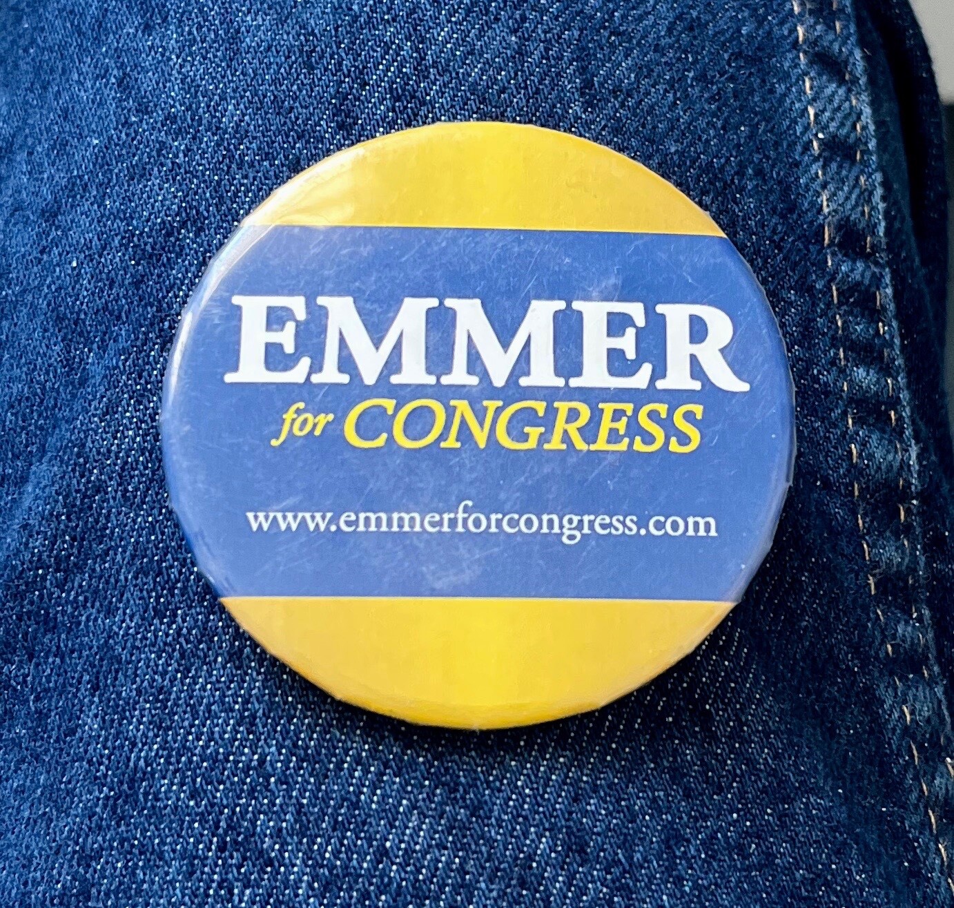 2005? Tom Emmer For Congress 2 1/2" Cello Political