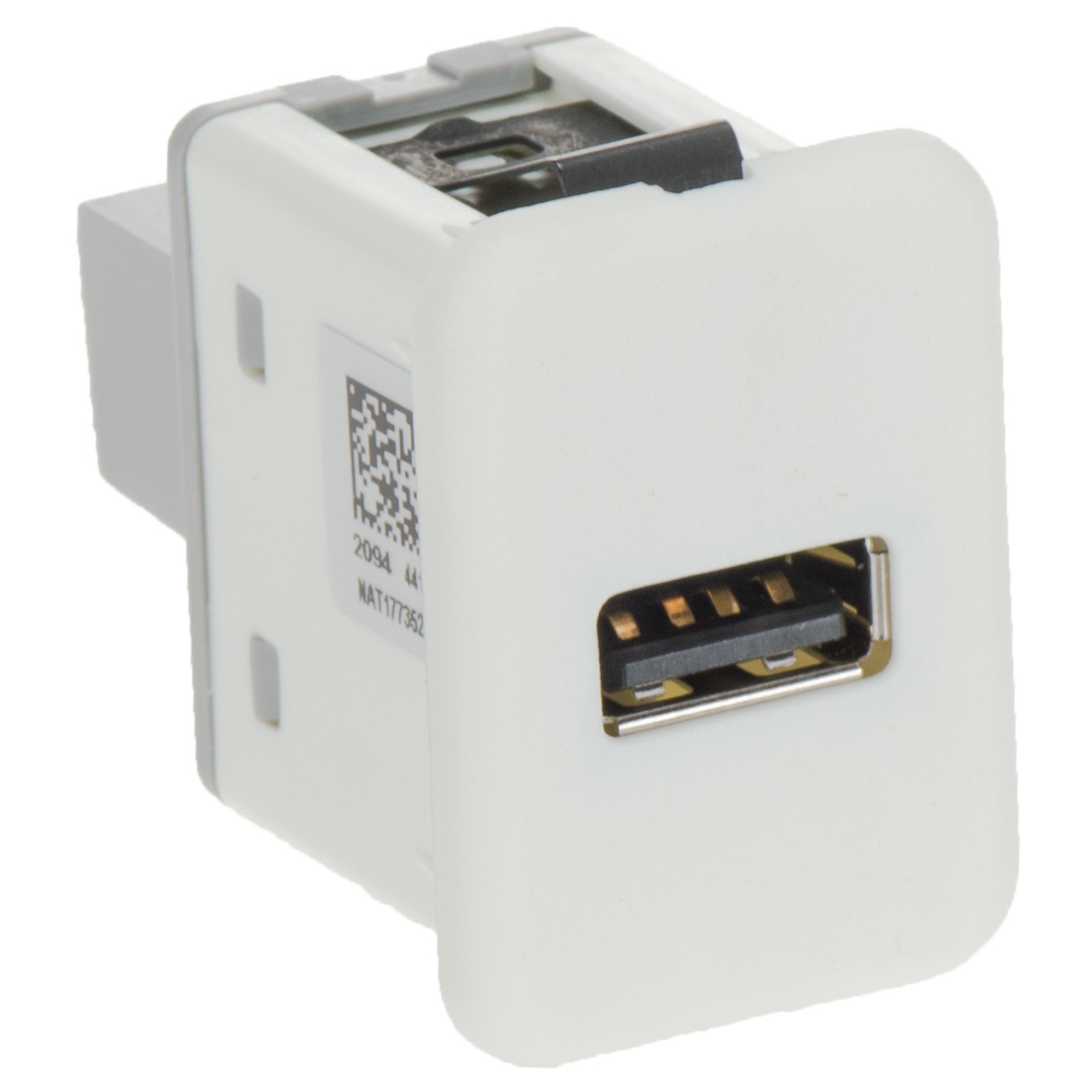 OEM NEW USB Port Receptacle White 11-20 Cadillac Chevrolet GMC Saturn 20944418