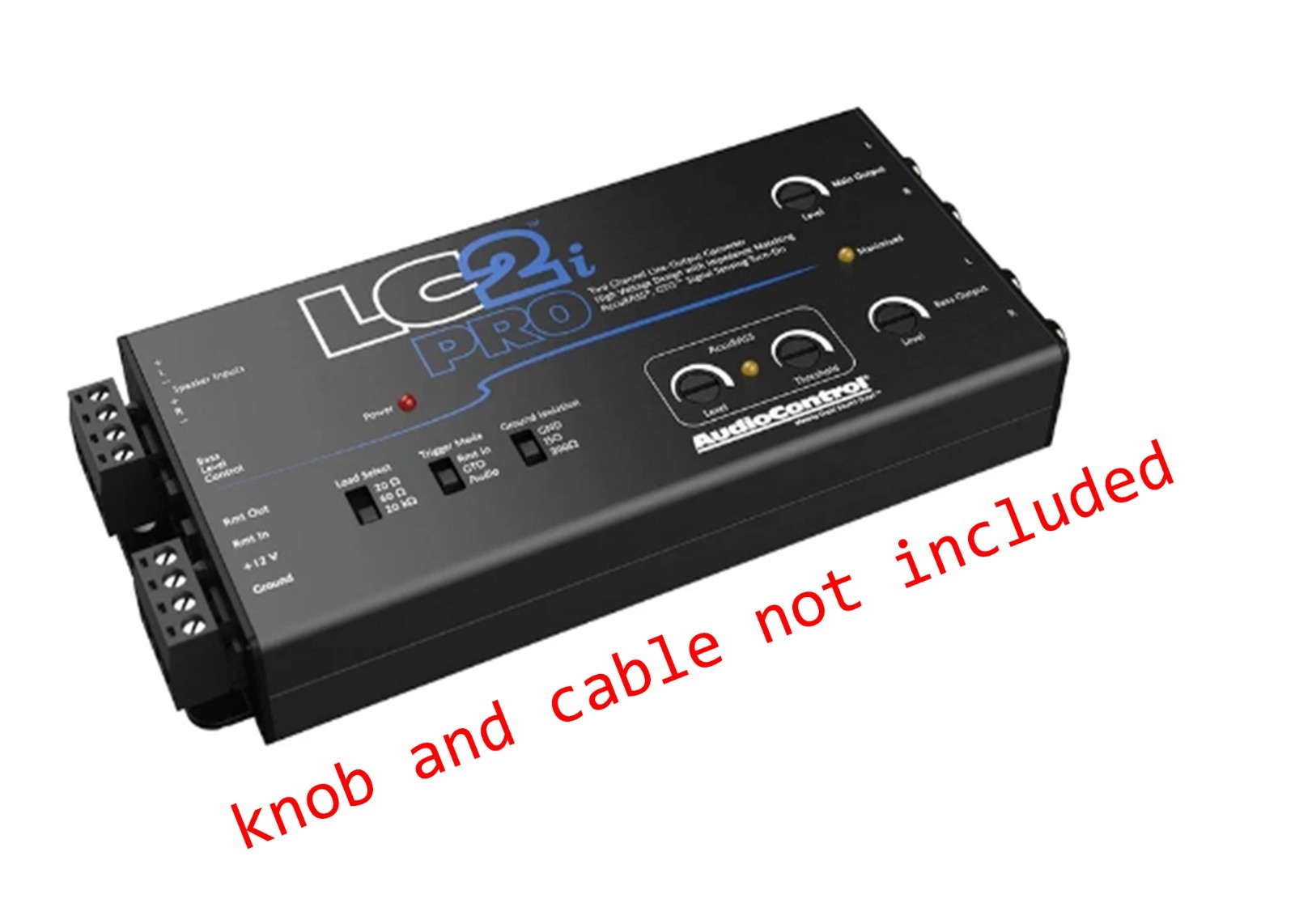 AudioControl LC2i PRO 2 Channel 400Watts line output converter NO BOX Knob Cable