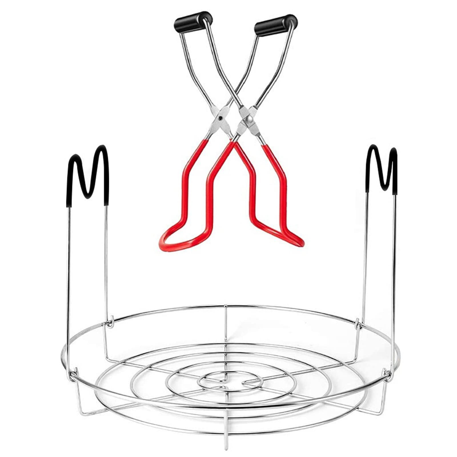 Canning Rack With Heat Resistant Silicone Handlesstainless Steel Canning Jar Rac