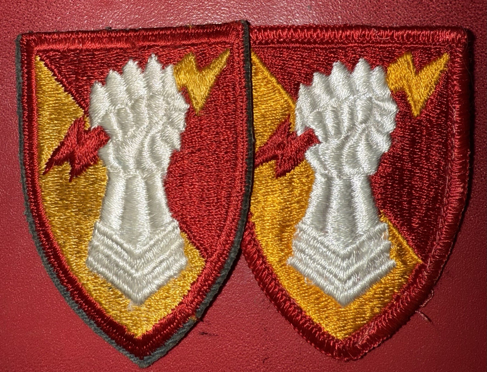 Vietnam War - 1980s 38th Air Defense Artillery Brigade SSI Patch (AZ/AO)