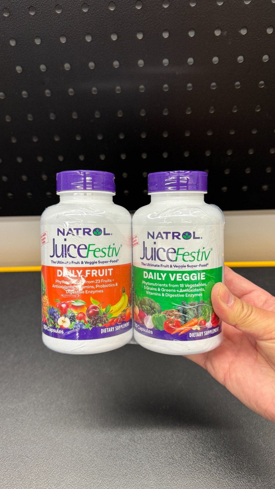 Natrol JuiceFestiv Daily Fruit & Veggie, 240 Capsules 60 Day Supply