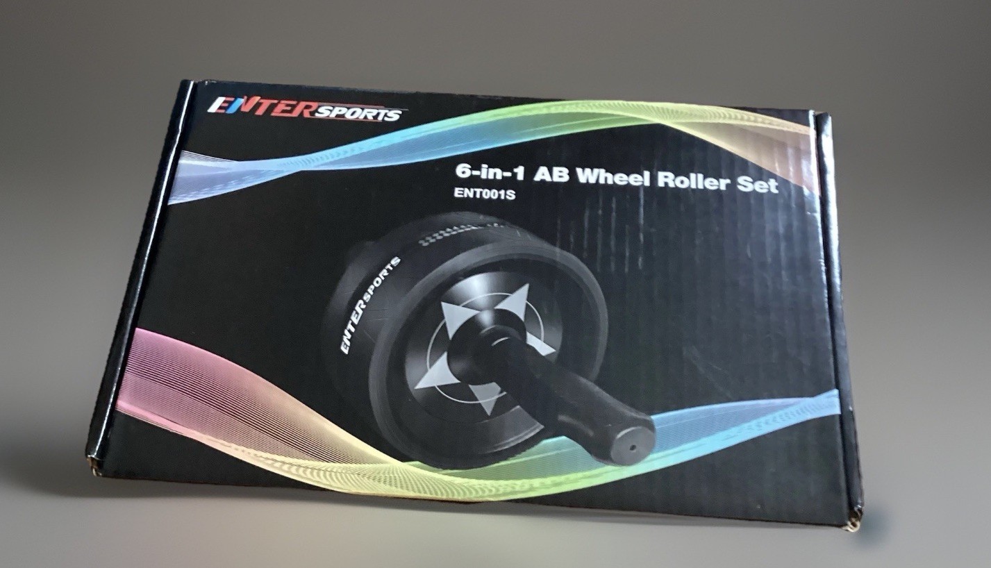 Exercise Wheel Enter Sports 6-in 1 Ab Wheeler Roller Abdominal Workout NIB