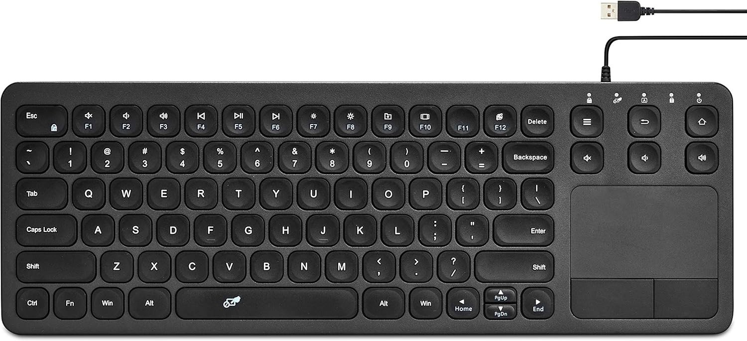 15 Inch USB Keyboard with Touchpad-Great For Raspberry Pi