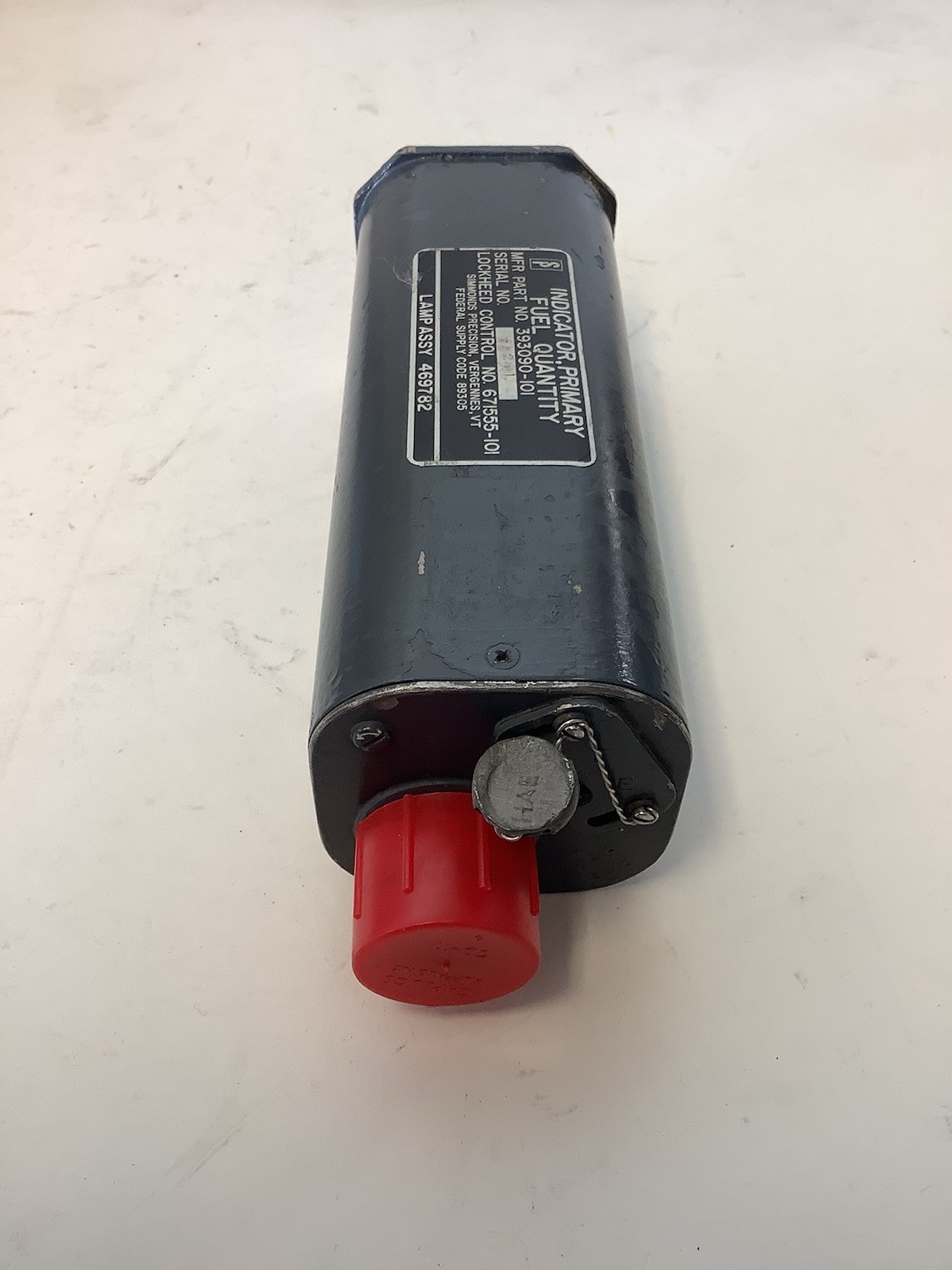 Simmonds Precision Primary Fuel Quantity Indicator Gauge 393090-101