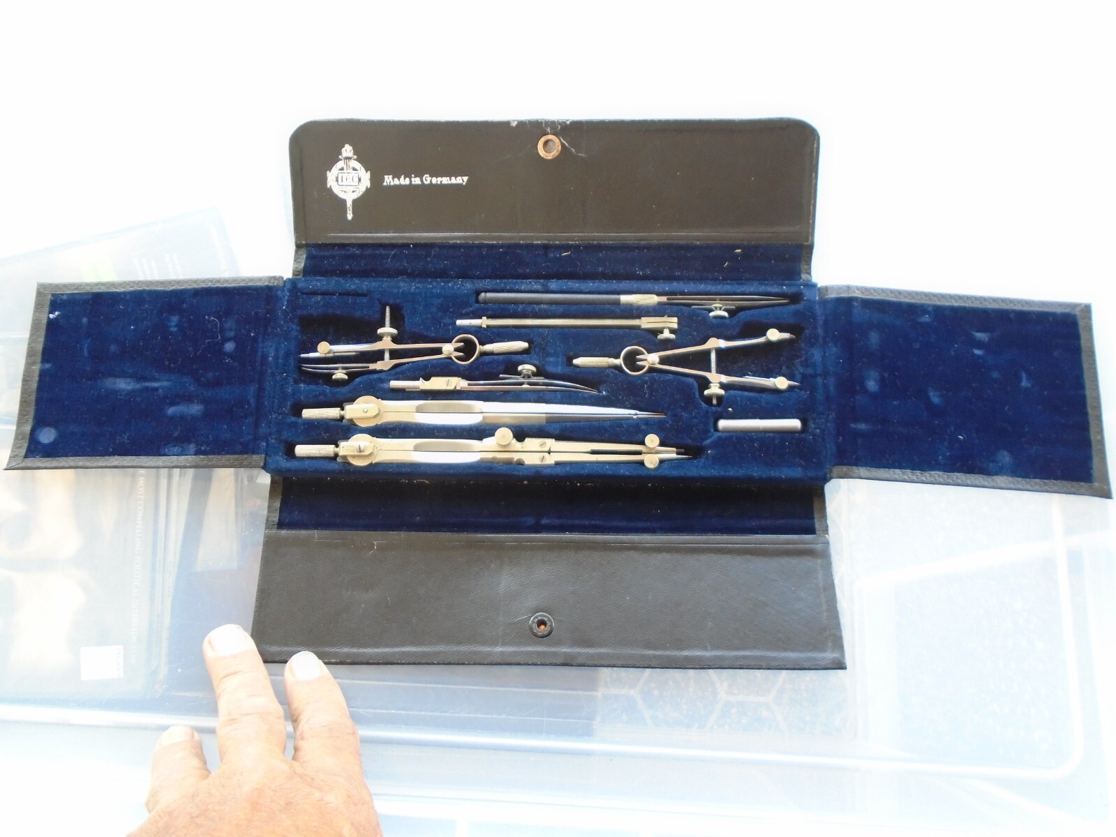 Vintage Drafting Tool Set, German, Architect, Cartographer, Tools, 1950s or 60s