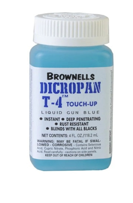 Brownells DICROPAN T-4 TOUCH-UP LIQUID GUN BLUE 4oz