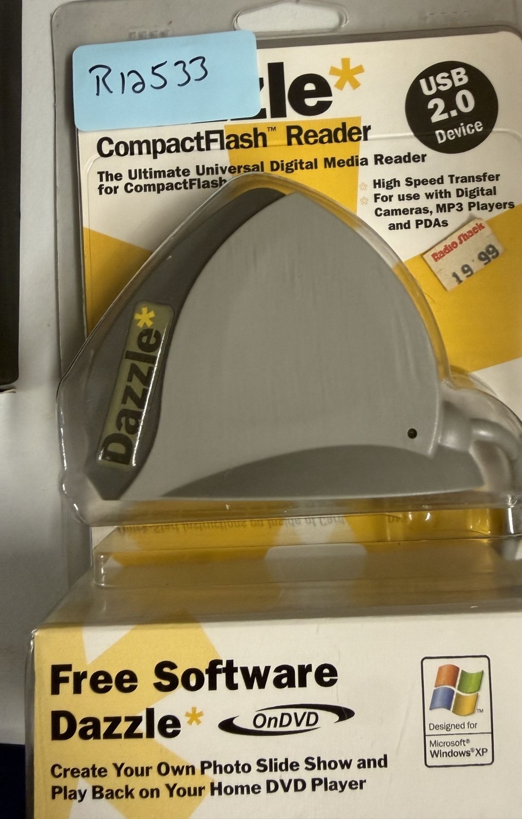 Dazzle CompactFlash Reader USB 2.0 NEW Sealed CF Card Reader Vintage