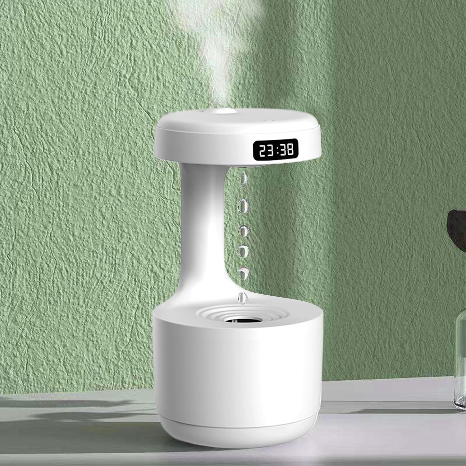 Anti Gravity Water Drop Humidifier Cool Mist Air Humidifier with Night Light