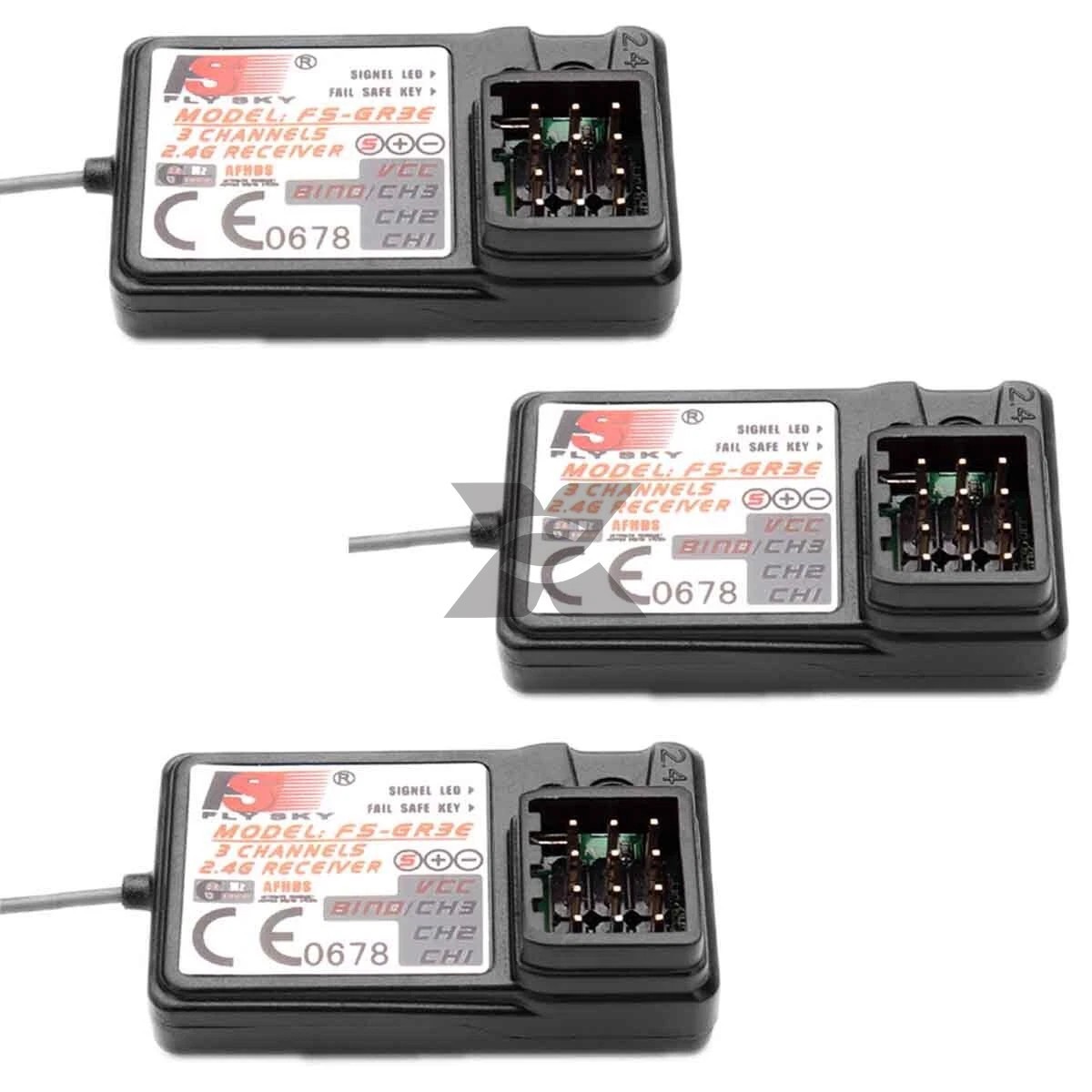 3CH FS-GR3E Receiver 3PCS Failsafe Compatible With FlySky GT2B GT3B GT3C