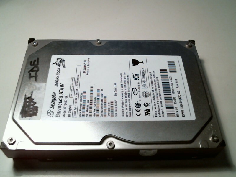 IDE Hard Disk Drive Seagate Barracuda ATA IV ST340016A 9T6002-032 100165536