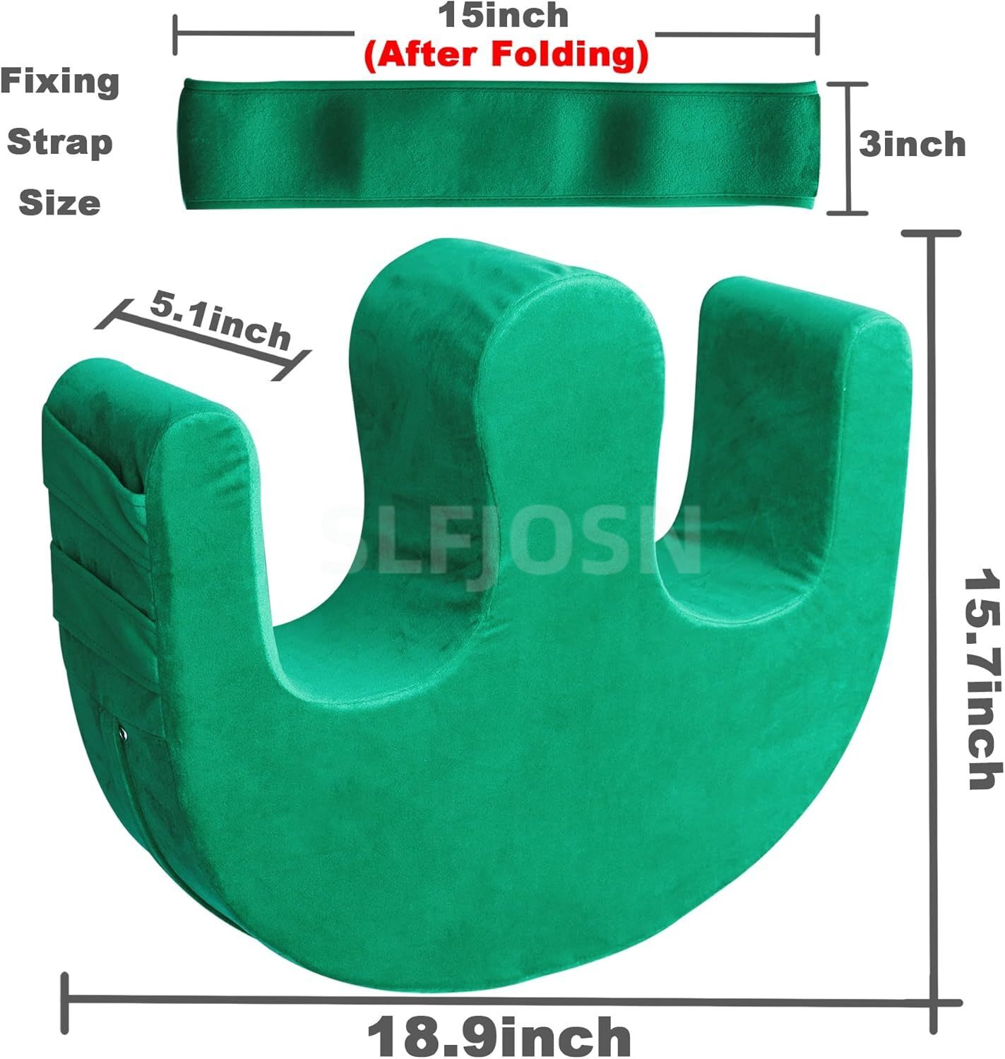 1x Bedridden Patient Turning Device with Fixing Strap Elderly Assistance Product