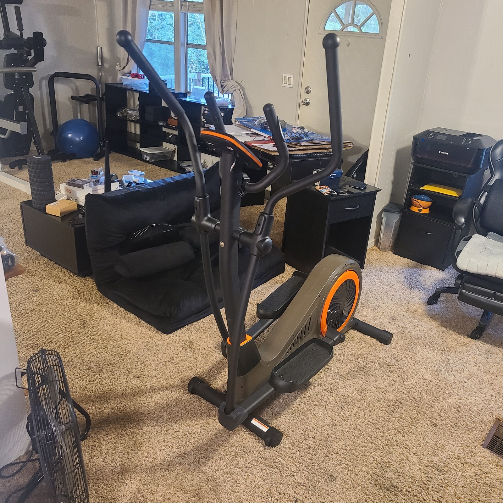 Elliptical Exercise Machine Hyper-Quiet 16 Resistance Levels, 400LBS Capacity