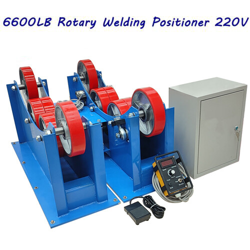6600LB Rotary Welding Positioner Welding Rotator 220V Welding Equipment Support