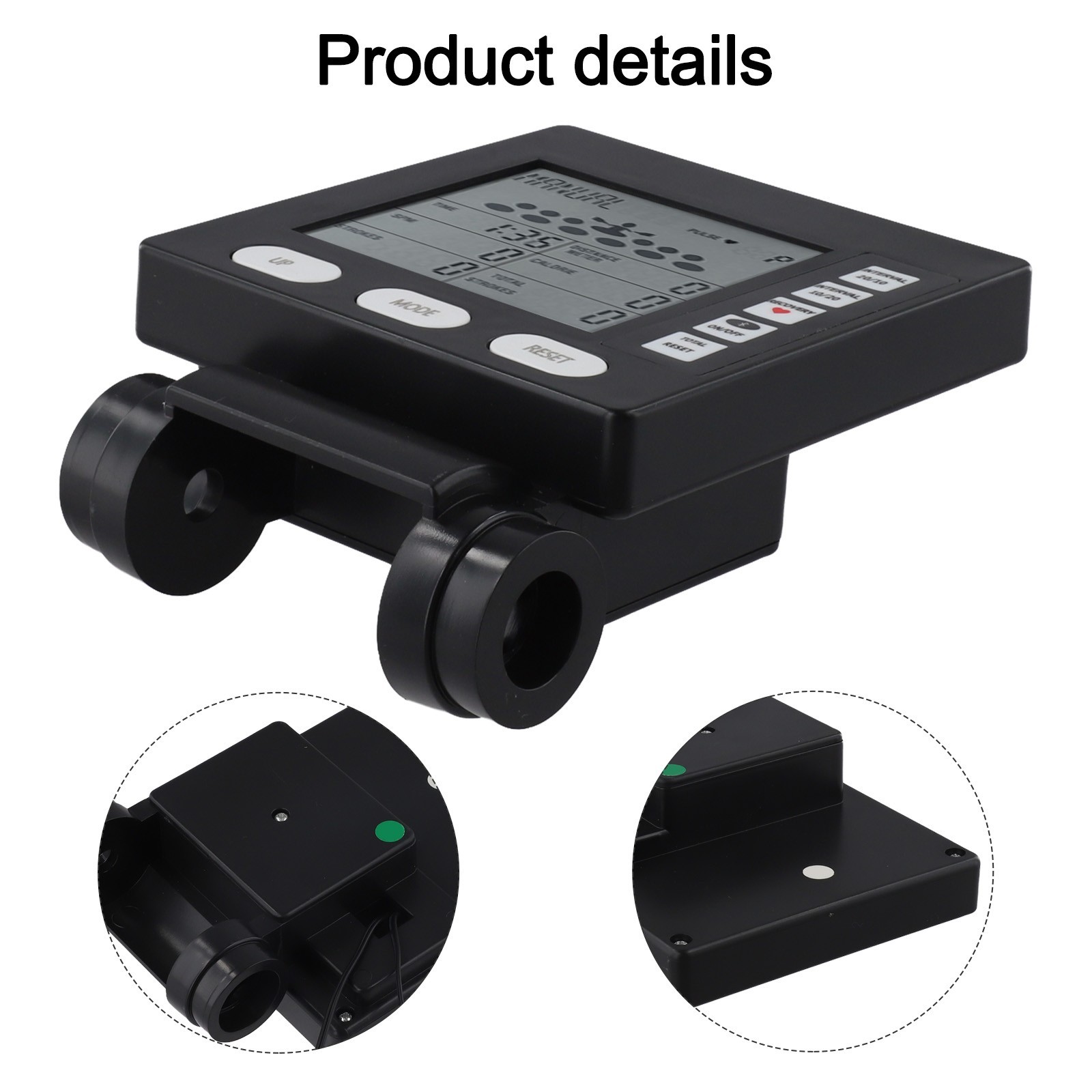 Rowing Machine Speedometer with Calorie and Distance Measurement Features