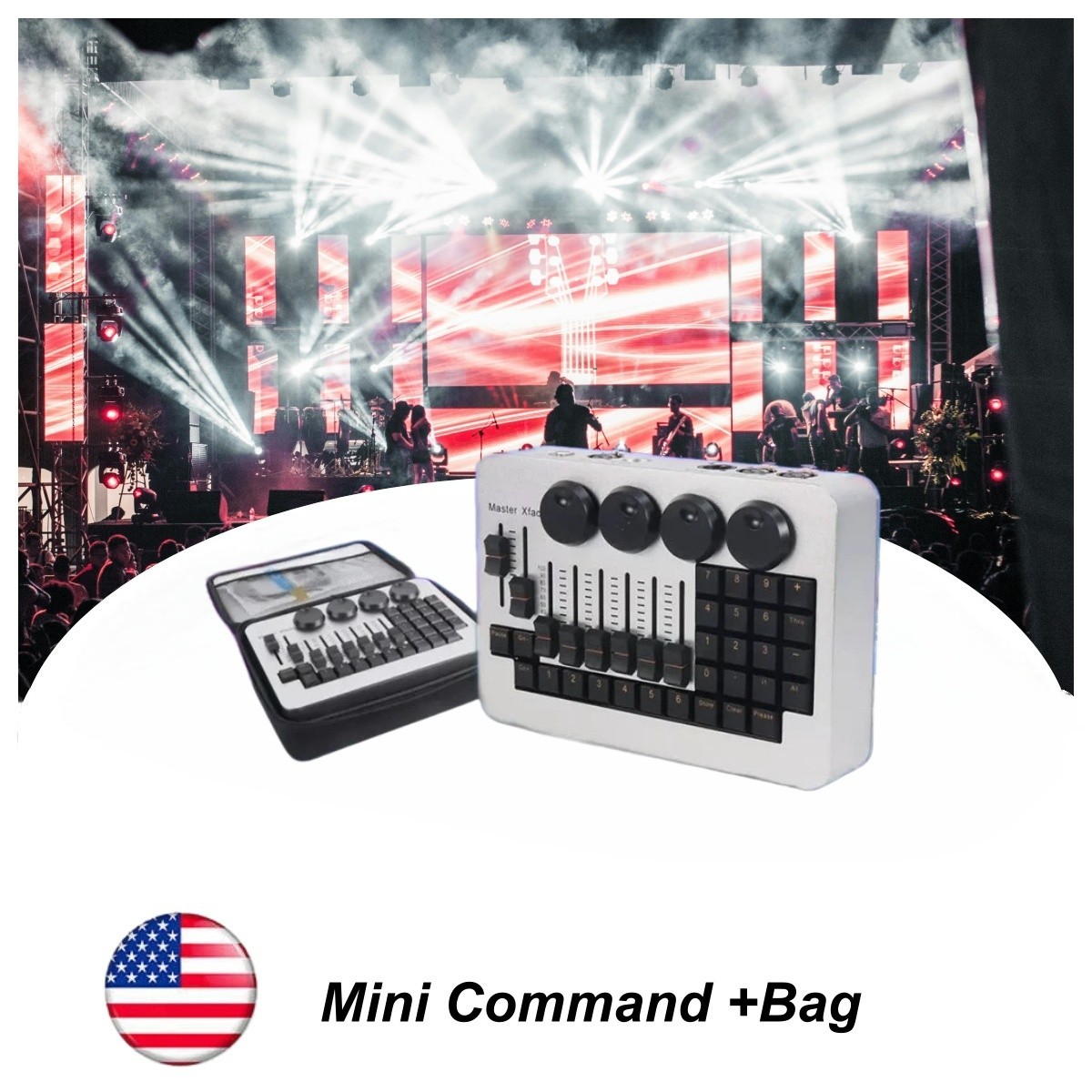 mini stage light dmx512 controller command wing 2 onpc for GrandMa2+bag