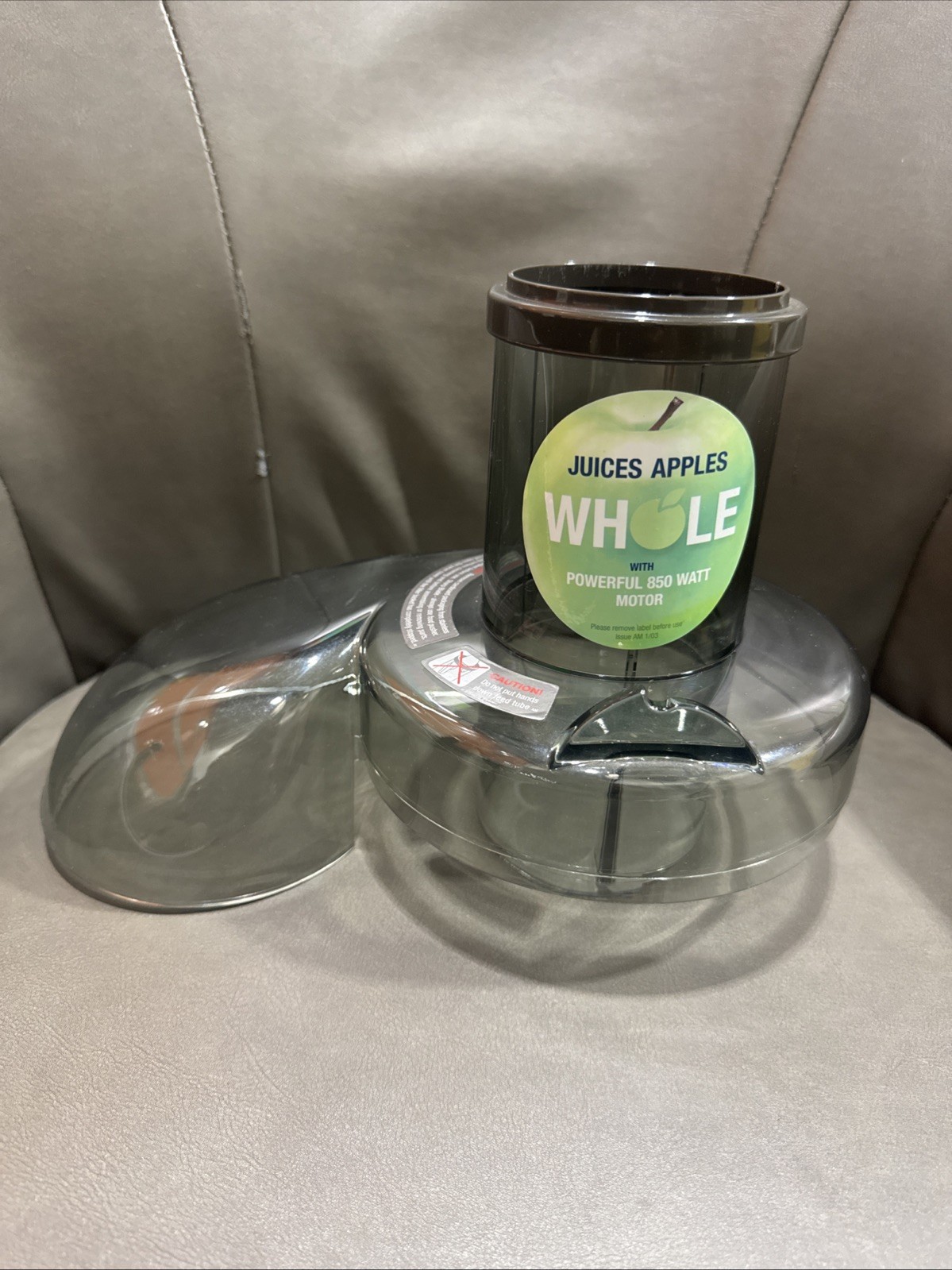 Breville Juice Fountain Plus Replacement Top Cover Lid Chute Parts JE95XL Used