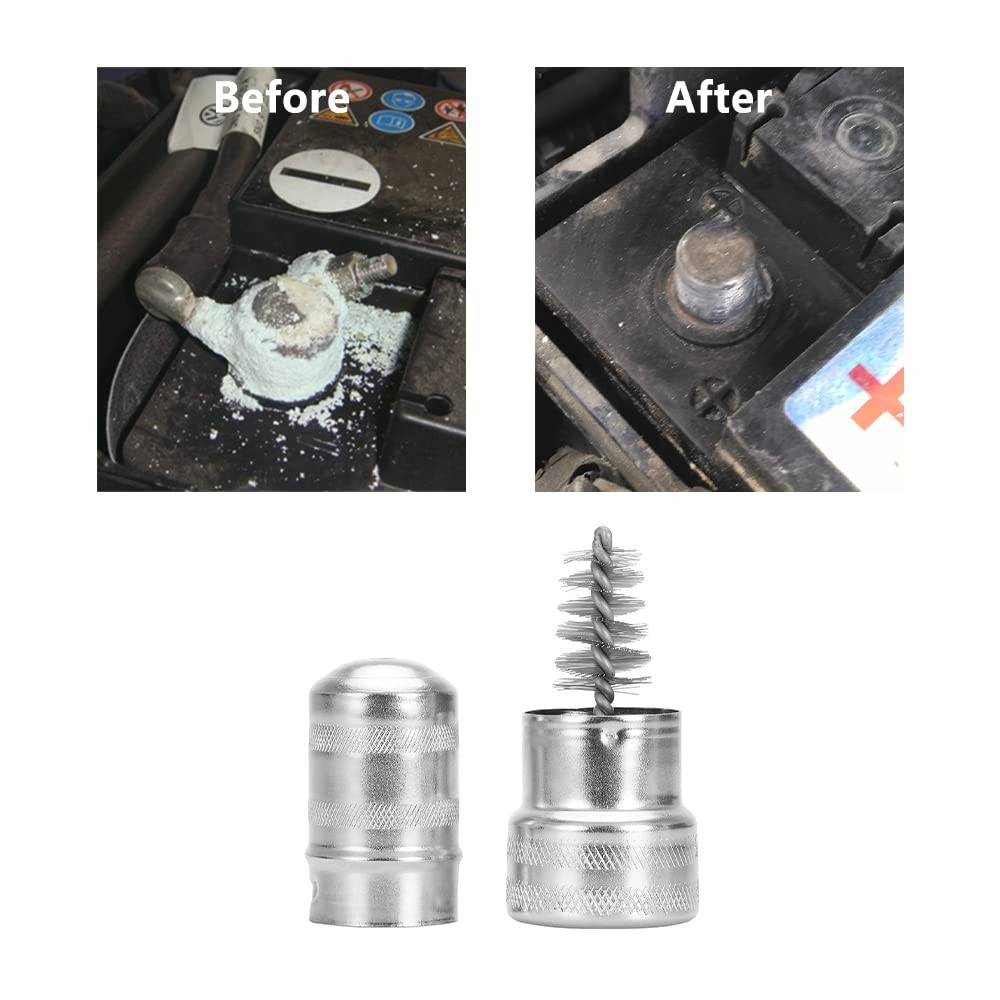 12 in 1 Battery Terminal Cleaner Kit - Must Have Tool Best for Extend Car Mar...
