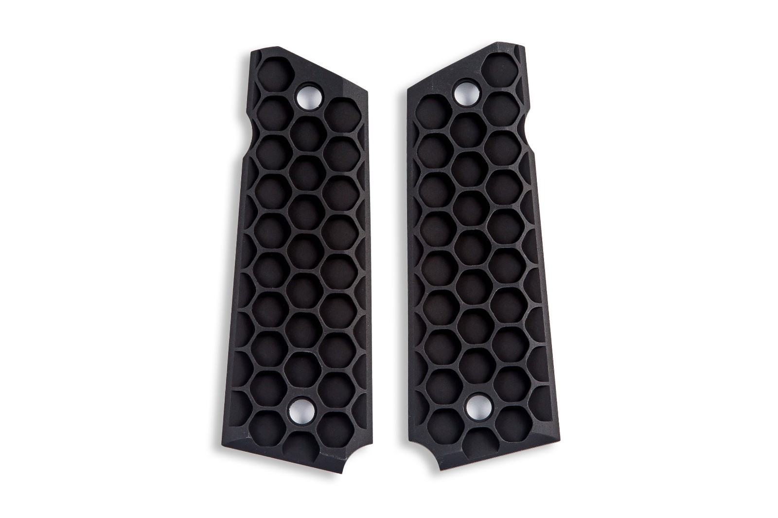 1911 FULL SIZE Grips Government Commander "THE HIVE" BLACK FINISH
