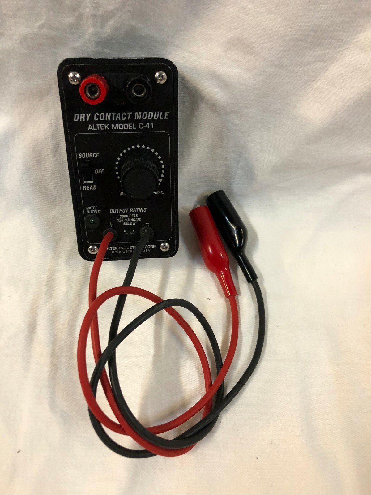 [USED] Altek C-41 Dry Contact Module + Performance Test Certificate