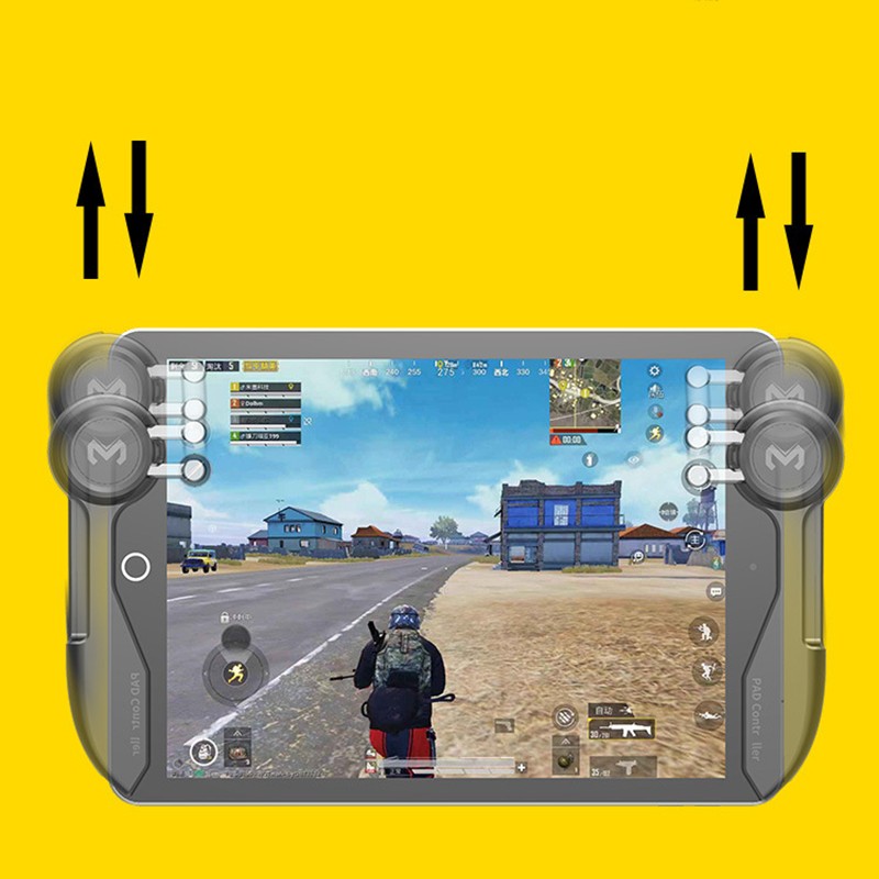 Trigger Joystick Game Controller 6 Finger Operations Button For iPad PUBG Tablet
