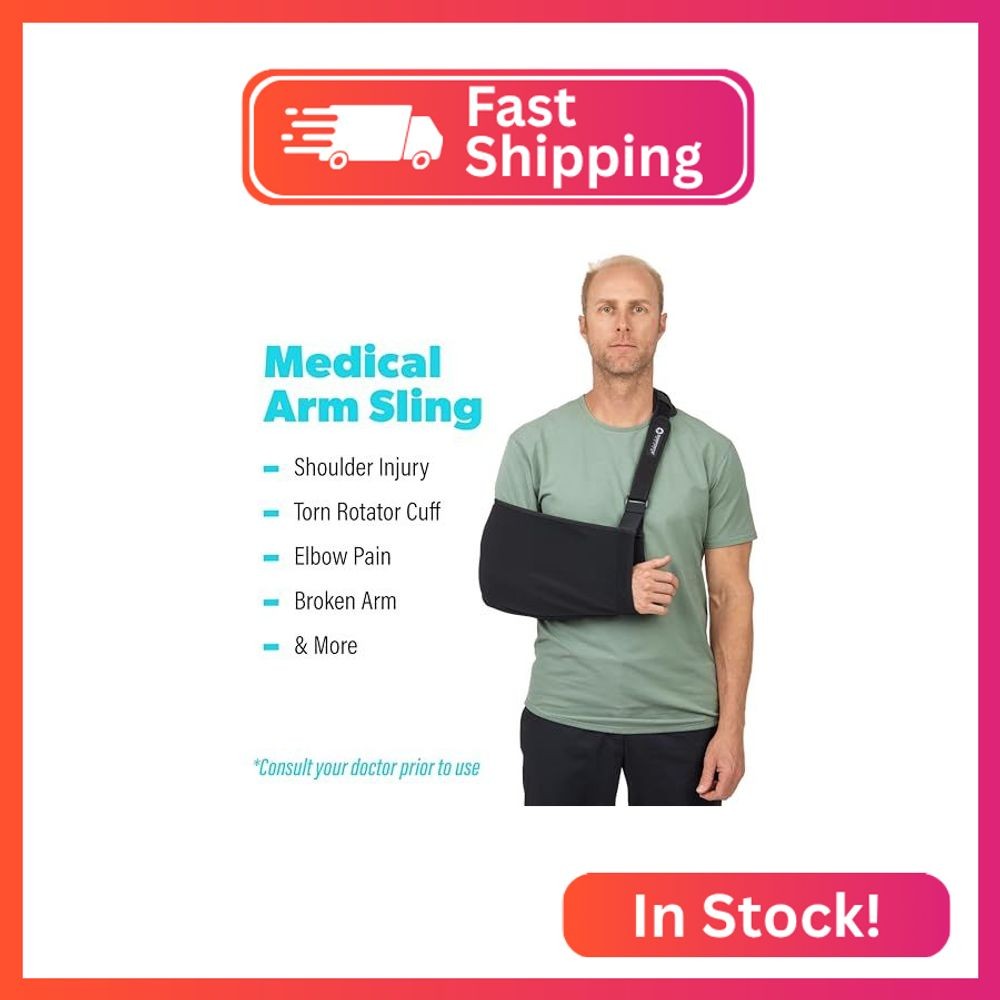 GoSports Arm Sling for Shoulder Injury, Elbow Injury, and Torn Rotator Cuff - Ad
