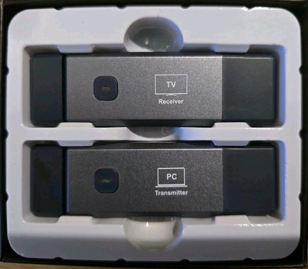Wireless Hdmi Transmitter and Receiver HD Extender Plug & Play W/ LED Screen