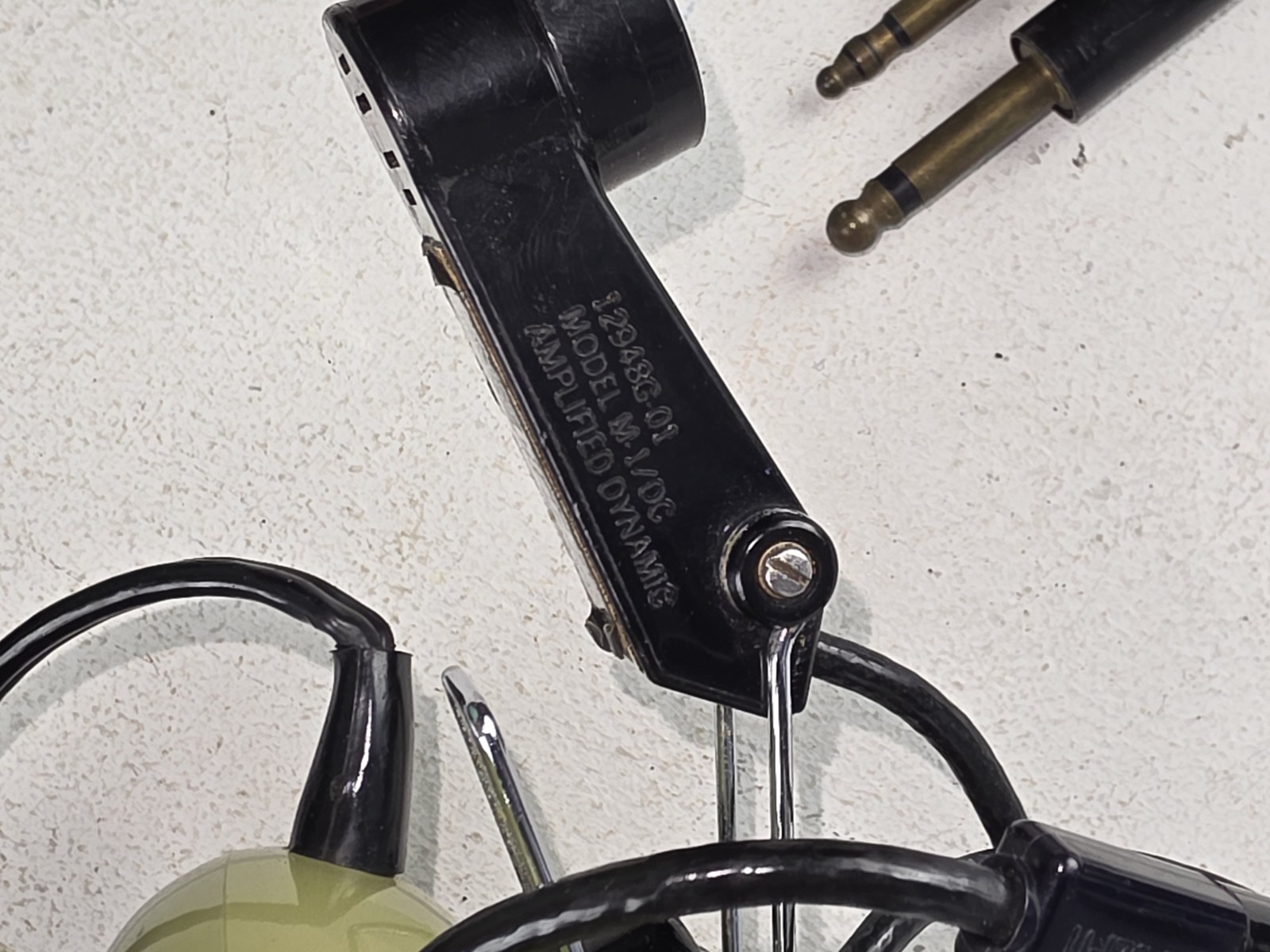 Vintage DAVID CLARK Model H10-30 Pilot's Aviation Headset with Mic UNTESTED