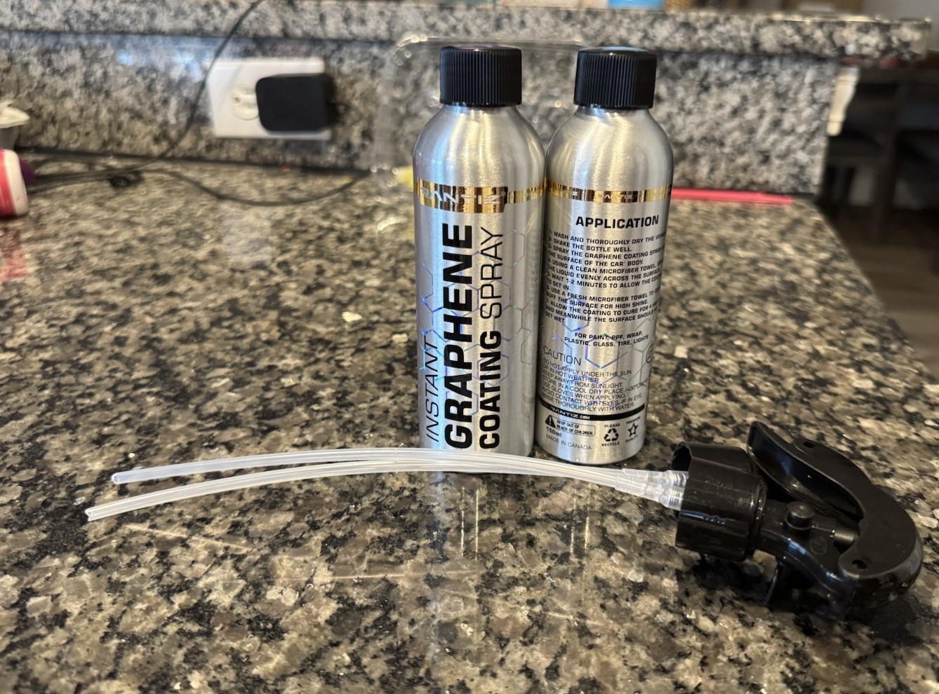 Instant Graphene Coating 2 Pack Spray Hydrophobic Paint Sealant *Special Price