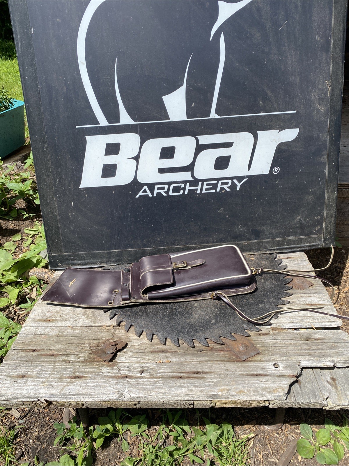 DARTON Archery Hip Quiver Brown Excellent Vintage Right Hand Pocket
