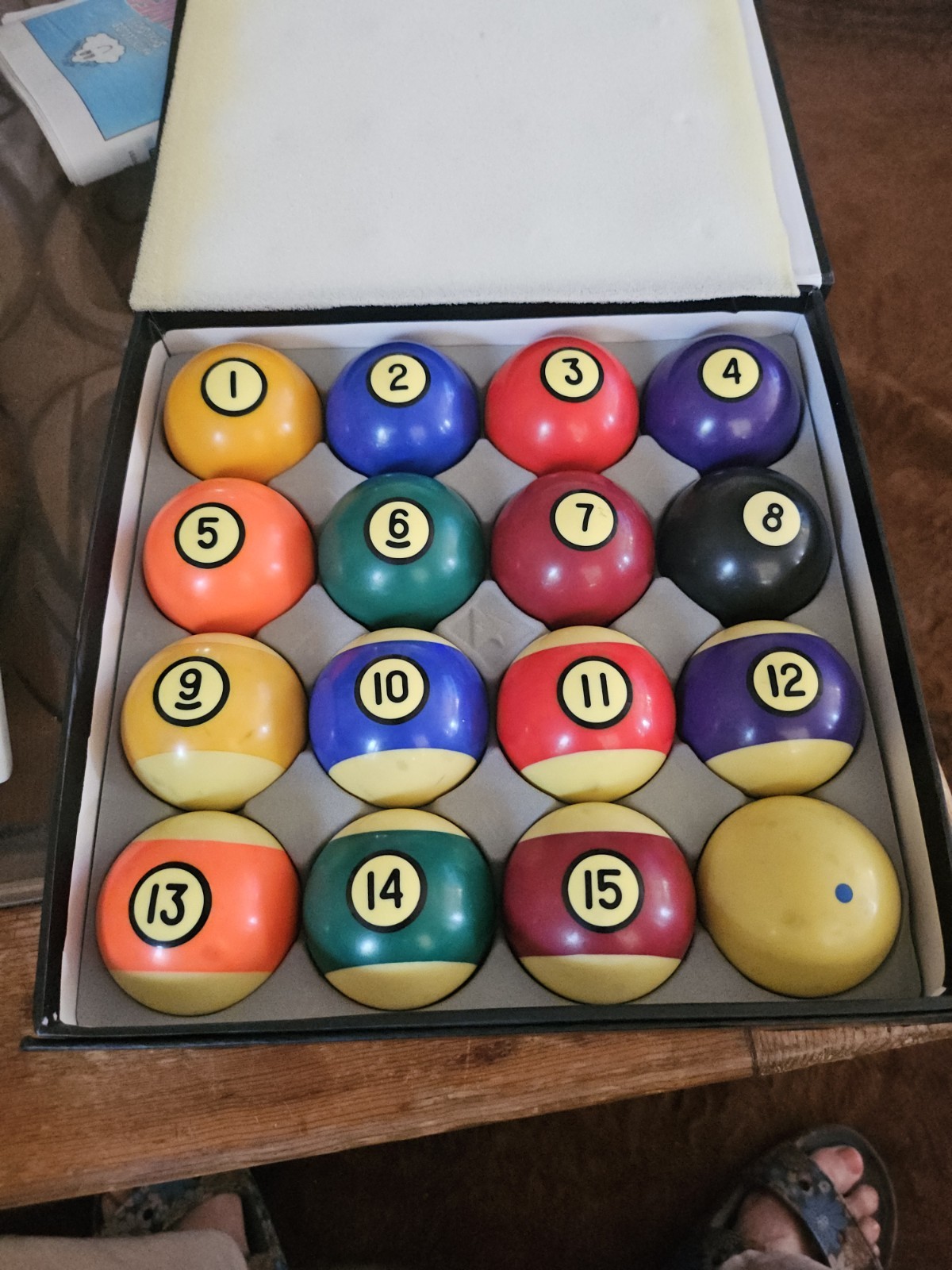 Pre-Owned Authentic Billards Classic Sport Billard Ball Set EUC