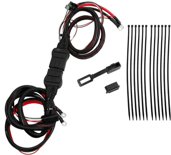 4 Pin Truck Plow Battery Cable Wiring Harness for Western SnowEx Fisher Blizzard