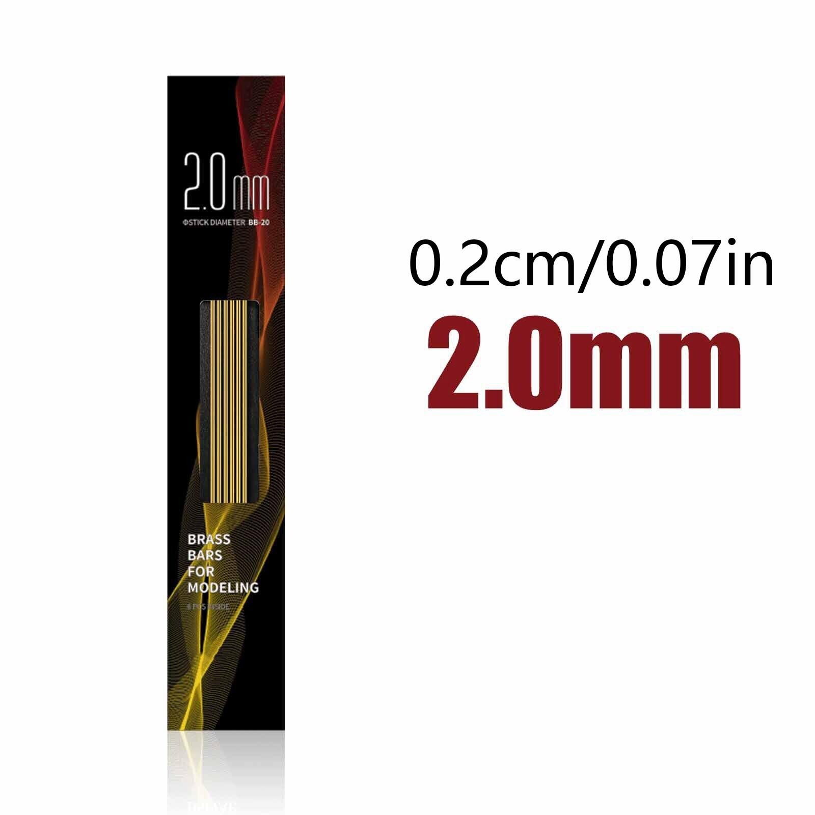 1 Box Modeling Hobby Brass Bars Rods Tool for Gundam/Military Model Craft