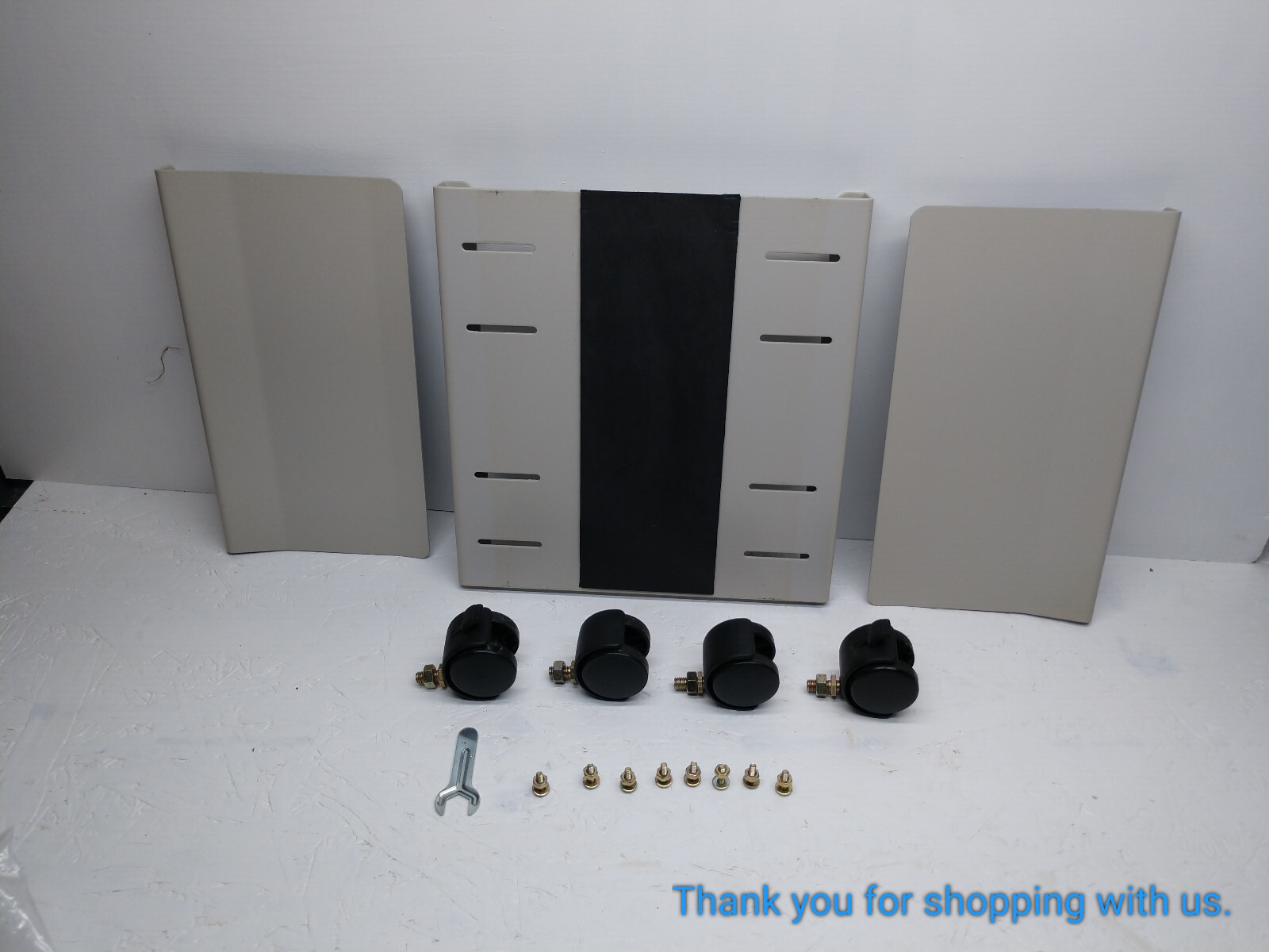 Mobile CPU Stand - Adjustable with Wheels - Metal