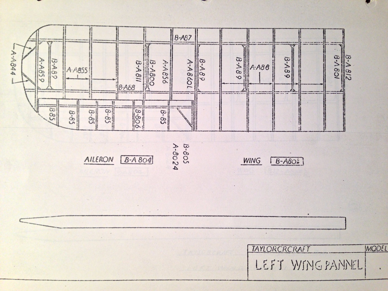 Taylorcraft Model B & Model B12 Instruction Manual