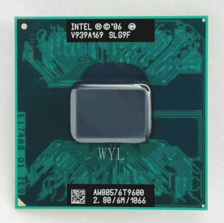 Intel Core 2 Duo T9600 2.8GHz Dual-Core 6M SLG9F Socket 478 Notebook Processor