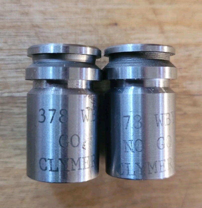 Clymer 378 WBY Go And No-Go Gauge Headspace Gauge