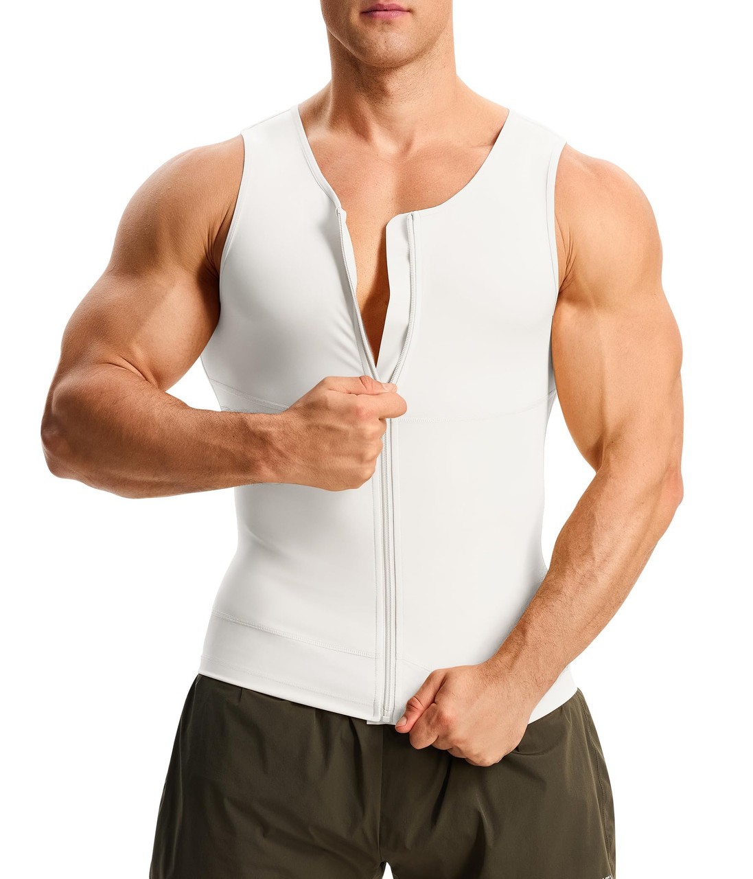 Nebility Compression Shirt Men Tank Top Compression Undershirt Mens