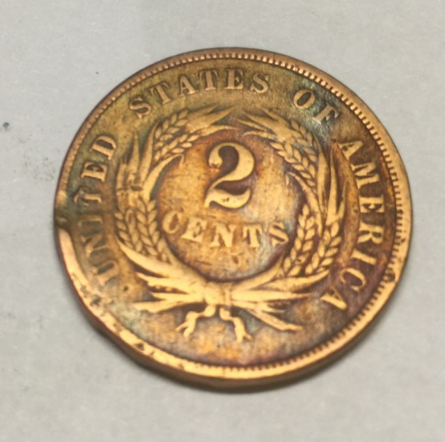 1864 Two Cent Piece