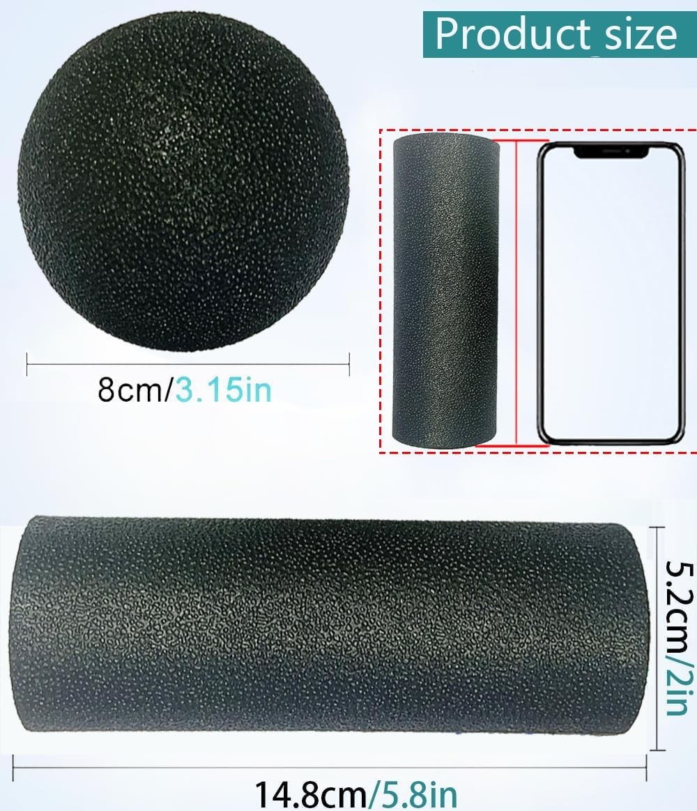 Extra Mini Foam Roller - High Density Massage Roller, Extra Small Yoga Roller fo