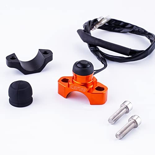 CNC Motorcycle ATV Water Proof Engine Start Stop Kill Switch Button for Blue