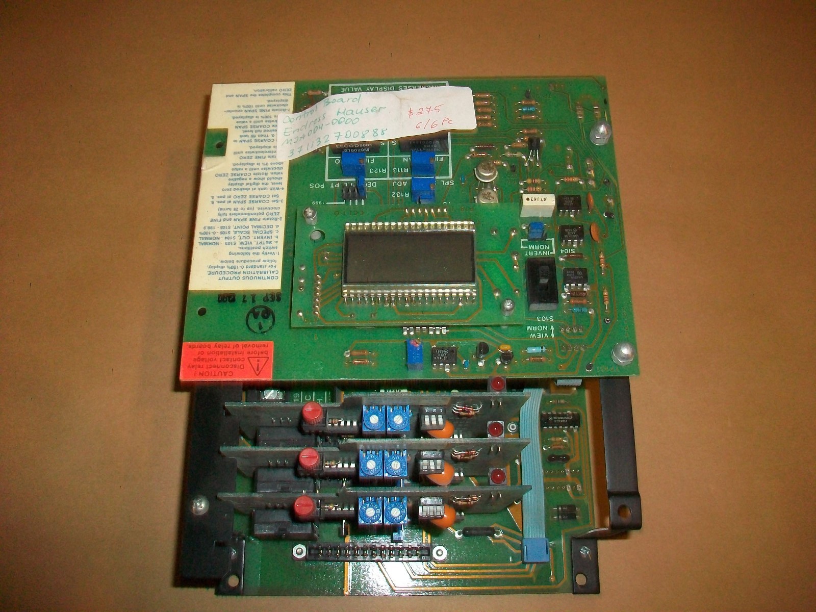 Endress Hauser Controller MJA004-0000  Rev H   USED